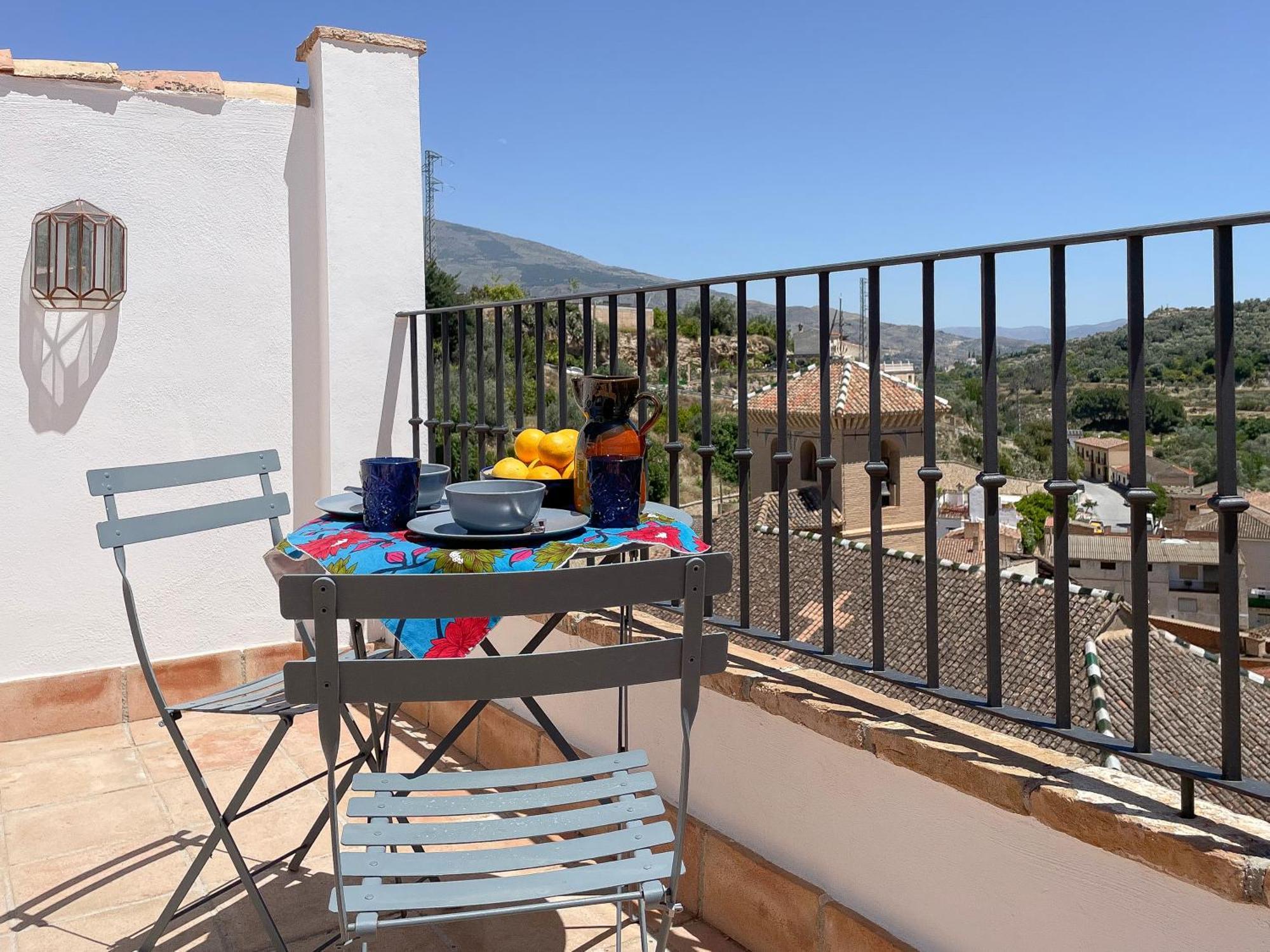 Stunning Spanish White Village Home Private Pool Stunning Views Saleres ภายนอก รูปภาพ